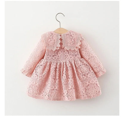 Spring Autumn toddler Girl Babys Clothes infant Lace Dress costume for newborn Girl clothing 1st Birthday Princess Dresses dress