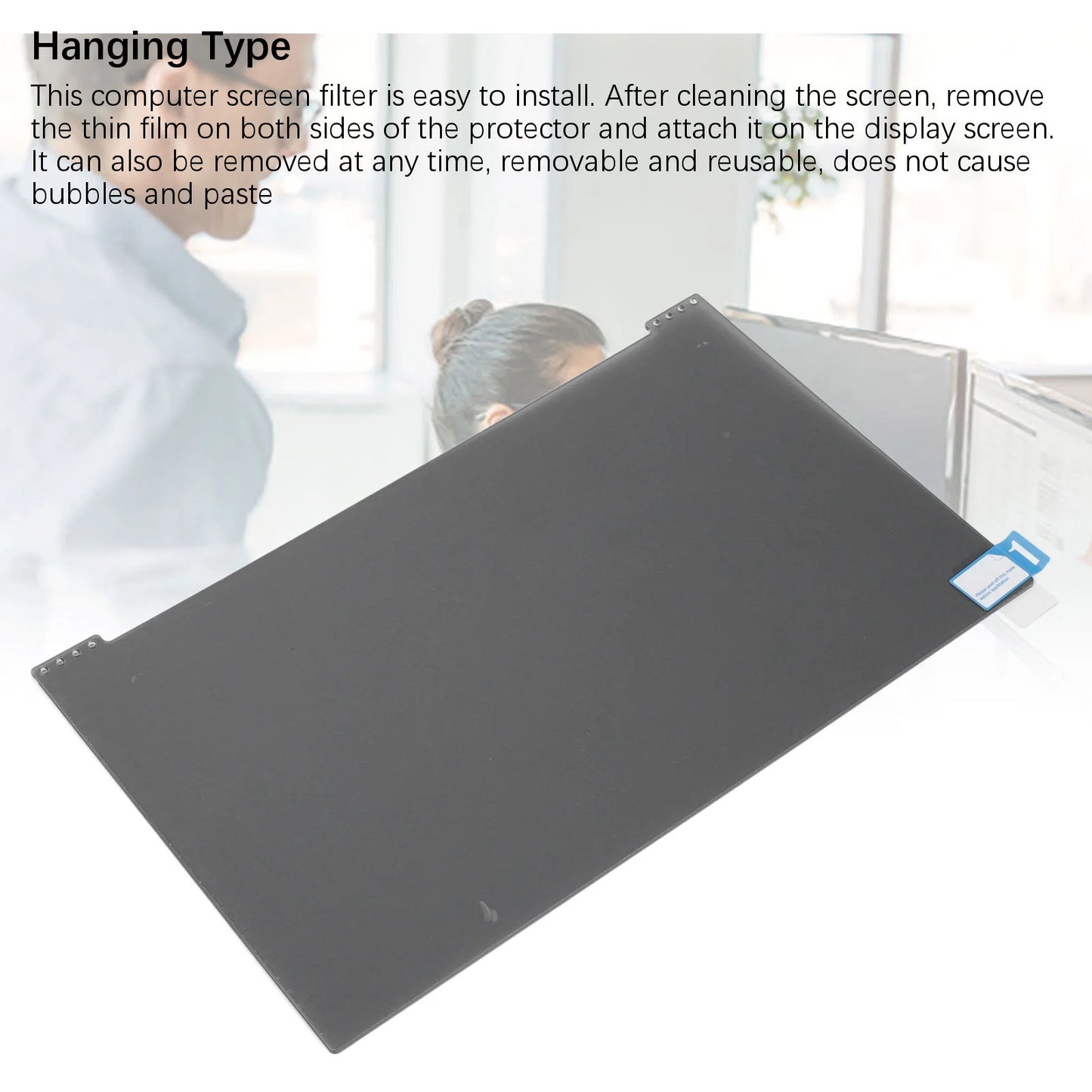 Prevent Blue Light Screen Protector High Light Transmittance Acrylic UV Blocking Computer Screen Privacy Filter for 13.3in PC