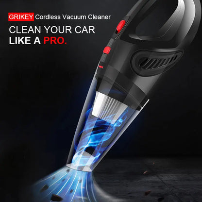 Cordless Handheld Vacuum Small Car Vacuum Cleaner Portable Wireless Hand Vacuum for Car Home Office Pet Hair Wet & Dry Cleaning