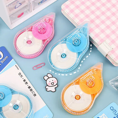 Mini White Correction Tape Multi-style Large Capacity Student Kawaii Error Correction Erasers Student School Stationery Supplies
