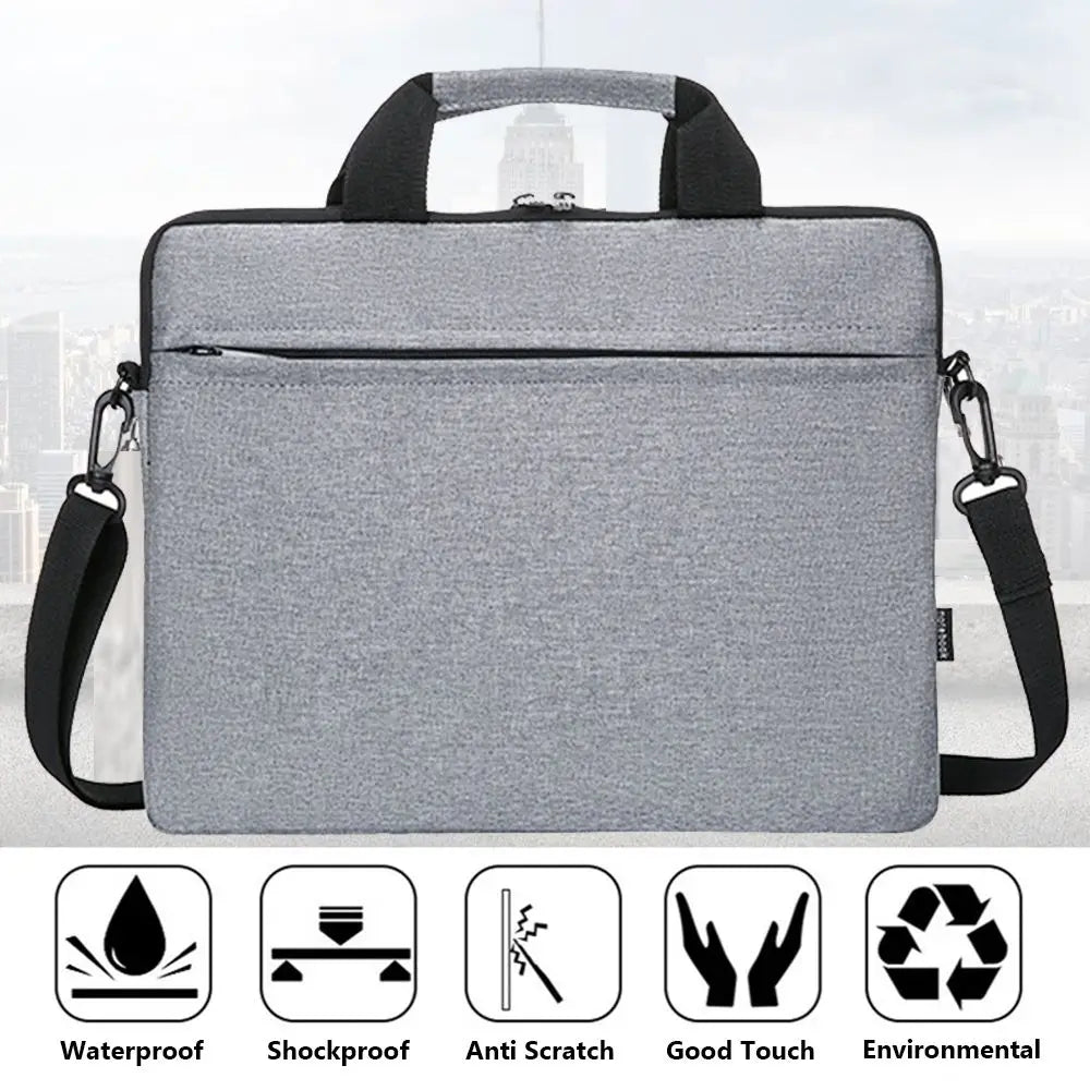 13.3/14/15.6 Inch Laptop Handbag Shockproof Laptop Sleeve Case Notebook Cover Protective Pouch Large Capacity Laptop Handbag
