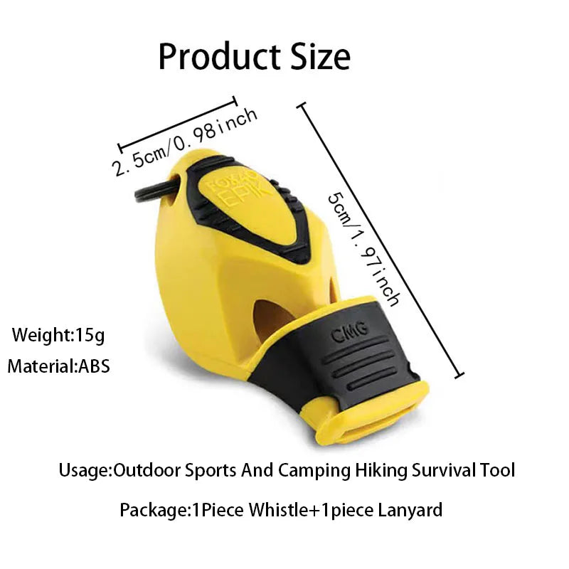 Soccer Basketball Game Referee Whistle Professional Sports Accessories Like Big Sound Whistles Camping Hiking Survival Supplies