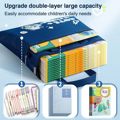 Cartoon Coffee Bar Bag School Bags for Bara Back-to-school Art Bag Canvas Backpack for School Baras Capivara School Supplies