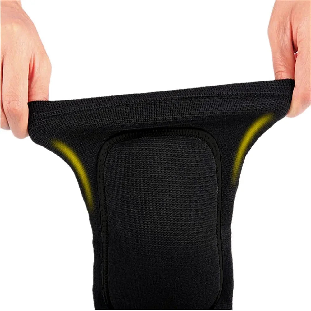 1Pair Knee Pads Fitness Dance Training Knee Protector Elastic Thickened Sponge Women Knee Brace Support For Arthritis Relief