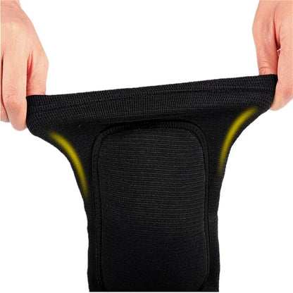 1Pair Knee Pads Fitness Dance Training Knee Protector Elastic Thickened Sponge Women Knee Brace Support For Arthritis Relief