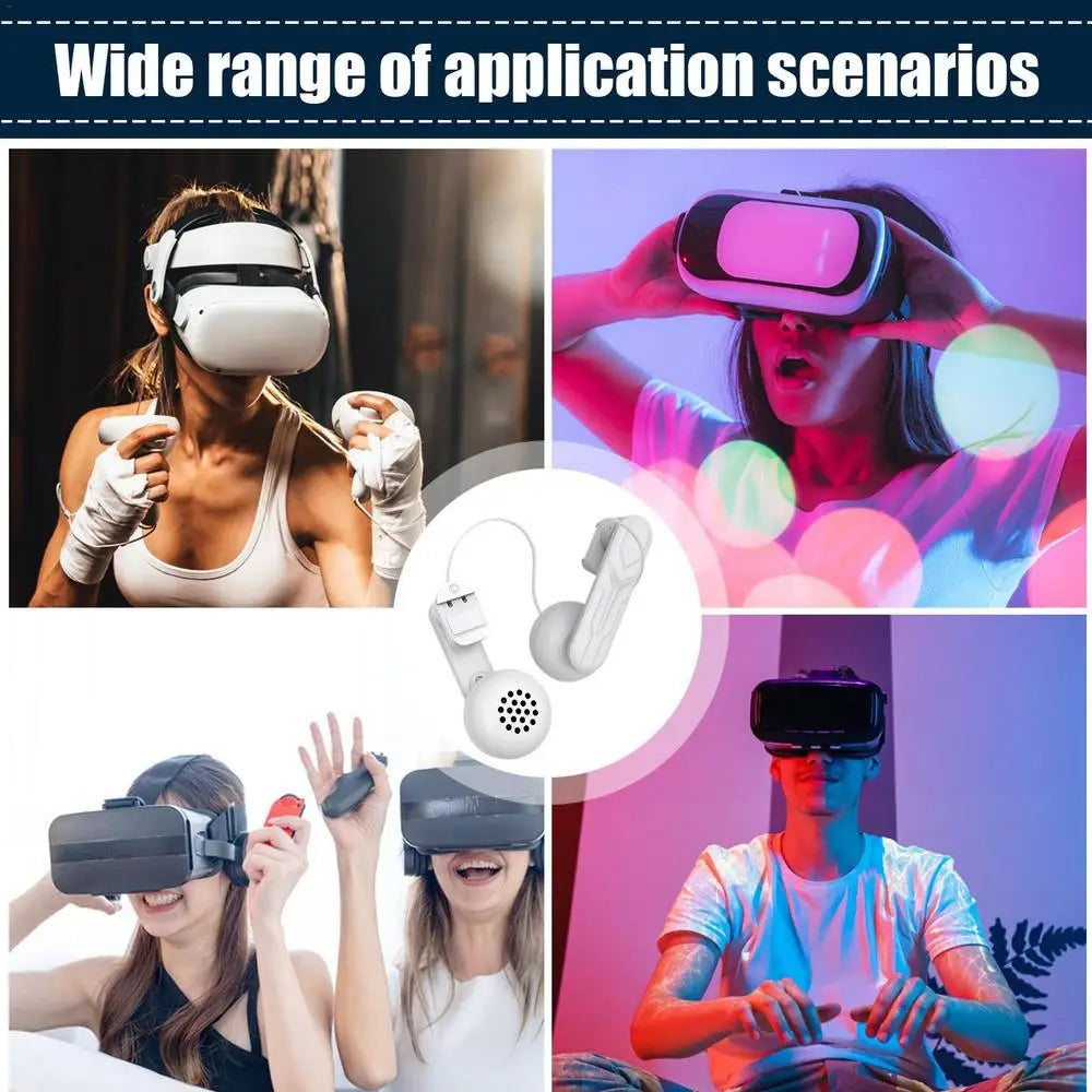 For Meta Quest 3 2 Kids VR Headset, High Definition Over-Ear VR Headsets, Comfortable Adjustable Ear Buds Use Headphones For VR