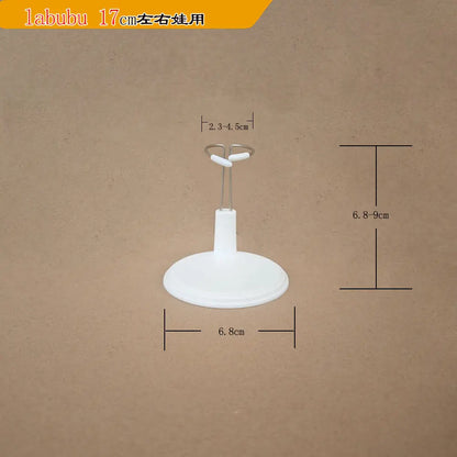 LABUBU Adjustable Metal White Black Doll Dummy Puppet Wrist Stand Holder Bracket Support Dollhouse Accessories Toy Store Display