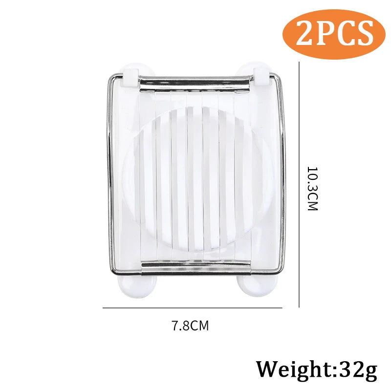 Kitchen Accessories Egg Slicers Chopper Stainless Steel Fruit Salad Cutter Egg Tools Manual Food Processors Kitchen Tool Gadgets