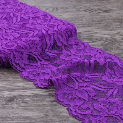 15cm Wide Lace Fabric Elastic Lace Ribbon 1meter DIY Apparel Sewing Handmade Crafts Lace Tape