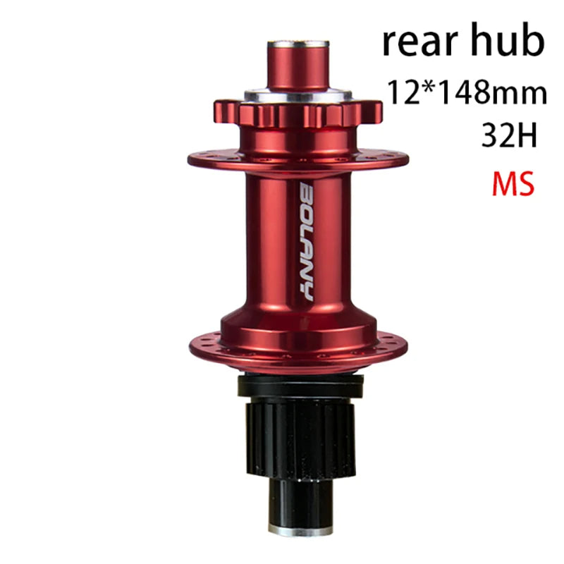BOLANY Boost Cube Hubs 110x15 148x12 Mountain Bike Hub XD/HG/MS 32 Hole Thru Bicycle Bearing Hubs Bicycle Accessories
