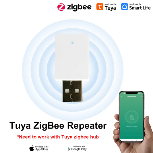 Tuya ZigBee USB Signal Repeater Signal Amplifier Extender for Smart Life ZigBee Gateway Smart Home Devices Assistant Automation
