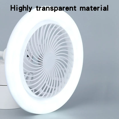 Smart 3-in-1 Ceiling Fan with Remote Control Lighting Lamp E27 Converter Base 85-265V Lighting Base for Bedroom and Living Room