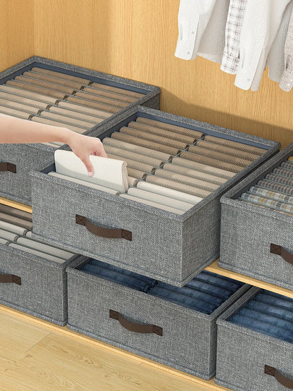 Sports Bra Underwear Organizer Storage Box Panties Socks Storage Boxes Wardrobe Clothes Organizer Cabinet Drawers Separator Box