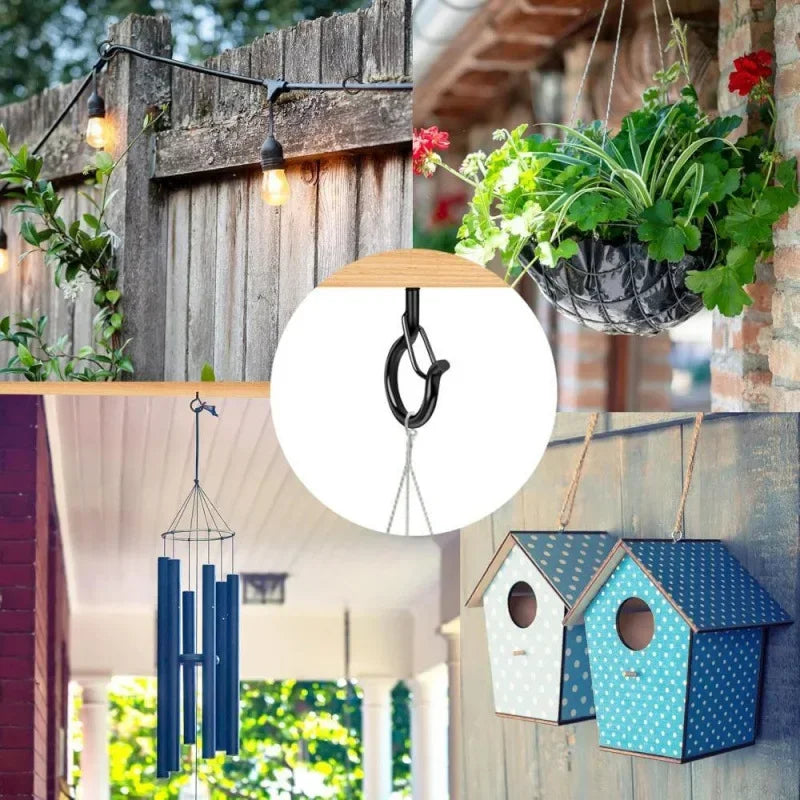 Hook screw, wall expansion screw hook, metal spring buckle hook Q-shaped spring hook screw hook