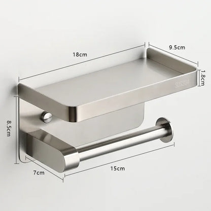 Stainless steel tissue holder for bathroom accessories