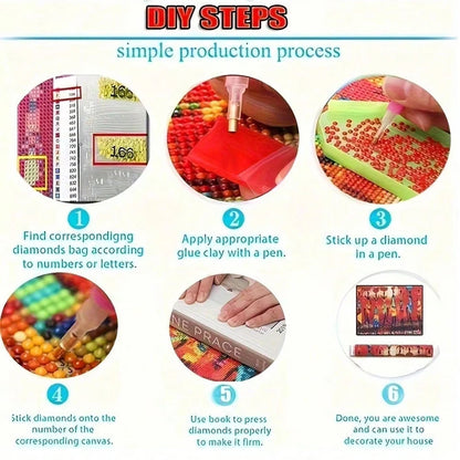 Diamond Embroidery Girl 5D DIY Diamond Painting Garden Portrait Cross Stitch Flower New Year Gift Home Décor