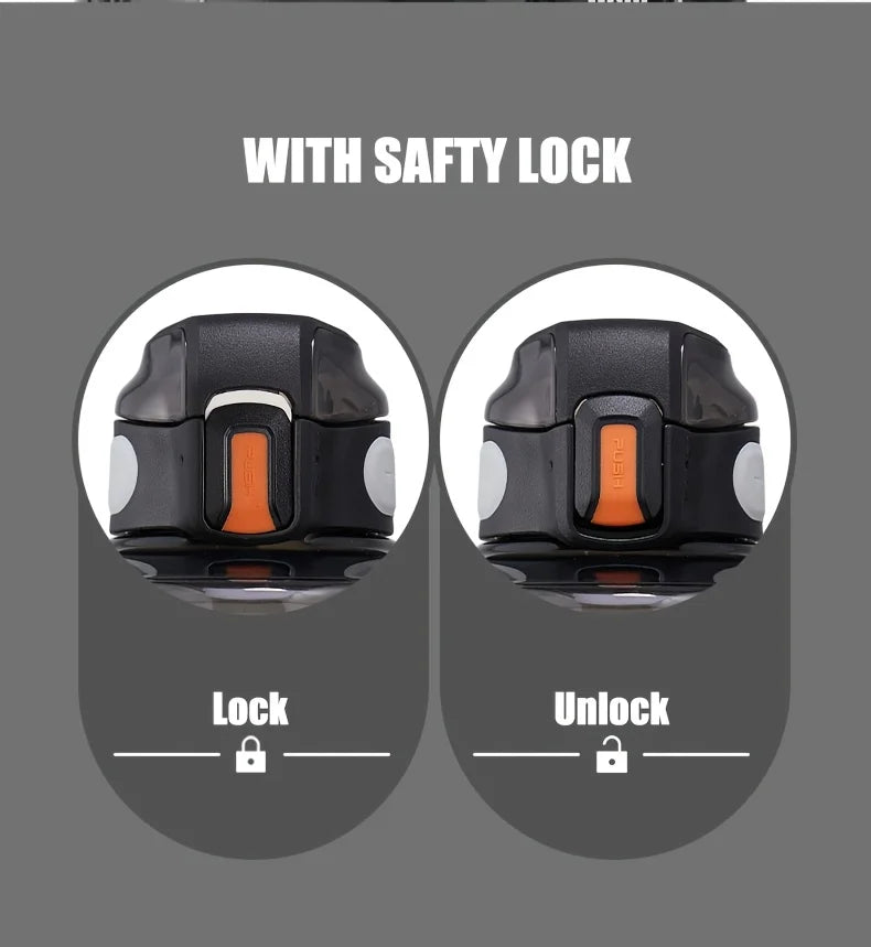 1800Ml Large Sports Plastic Water Bottle with Straw Lid Lock for Hydration, Gym Workouts, Outdoor Fitness, Travel, Camping