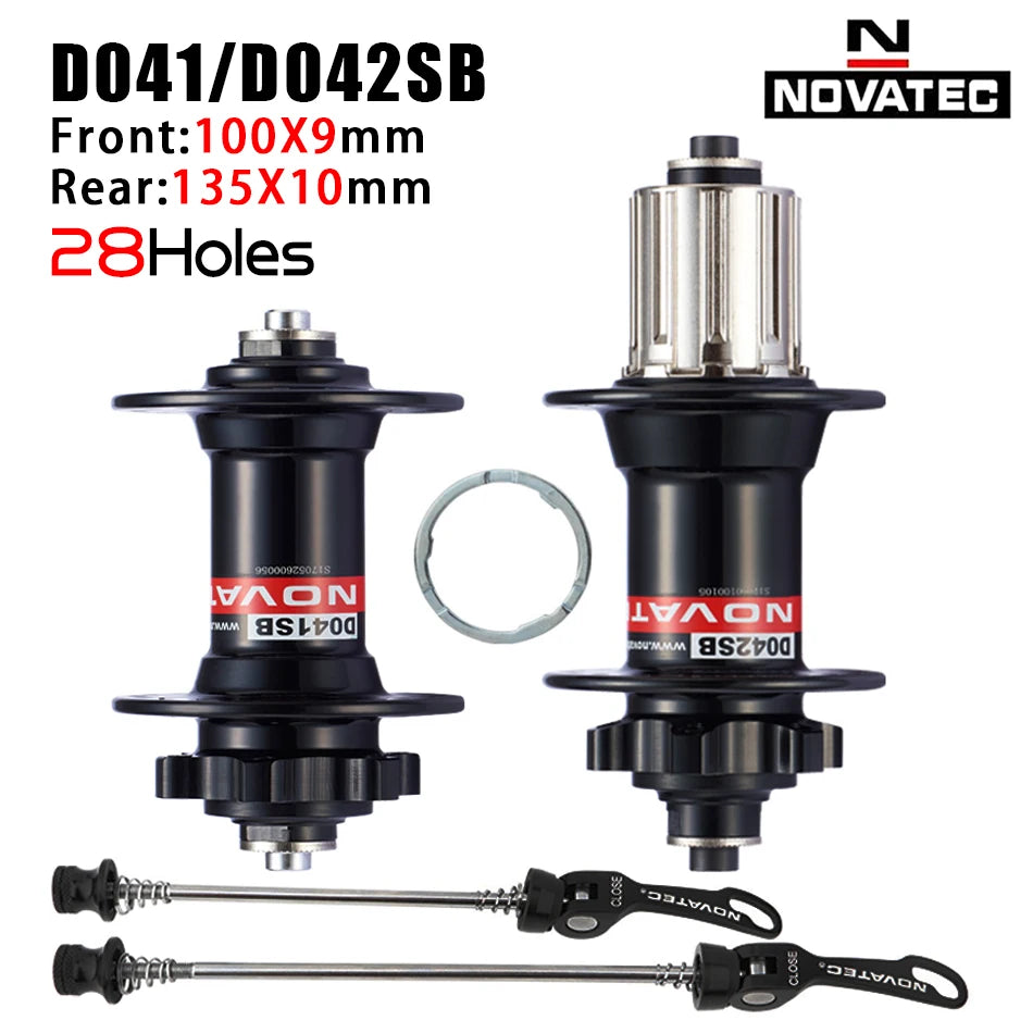 NOVATEC Mountain Bike Hub D041SB D042SB 32/36 Holes Mtb Bushing for 8/9/10/11 Speed MTB Disc Brake Hub  Mtb Hubs 32H mtb hubs