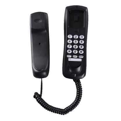 High Quality Landline Telephone with Mute and Redial Functions Easy Install Wall Phone Black/White