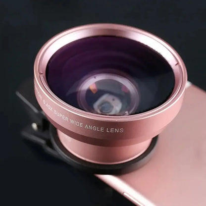 Experience 2 in 1 Phone Camera Lens kit 0.45x Wide Angle 12.5x Macro Lens HD Camera Lenes for iphone ios Android Smartphones