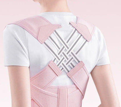 Posture Corrector for Hunchback & Spinal Alignment  Adjustable Upper Back Brace with Breathable Strap Orthopedic Posture Trainer