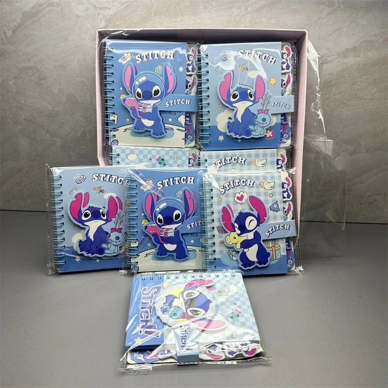 New Stitch Notebook Cute Anime Cartoon School Supplies Portable Diary Fashion Office Supplies Coil Book Children Holiday Gift