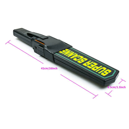 Black Metal Detector Handheld Metal Detection Outdoor Gold Finder Portable Scanner Depth Wall Detector Safe Checking
