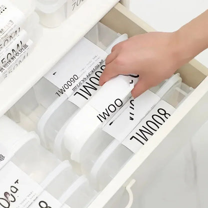 Modern Simple Style Portable Fridge Classification Preservation Box Meat Box Cold Storage Bento Onion Garlic Sub-box