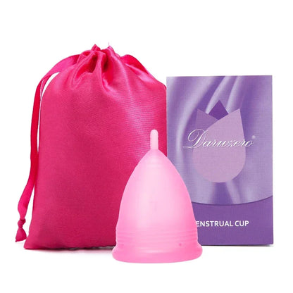 Deluxe Medical Grade Silicone Menstrua Cup Menstrual Period Cup Feminine Hygiene Menstrual Cup Women Lady for Menstrual Period