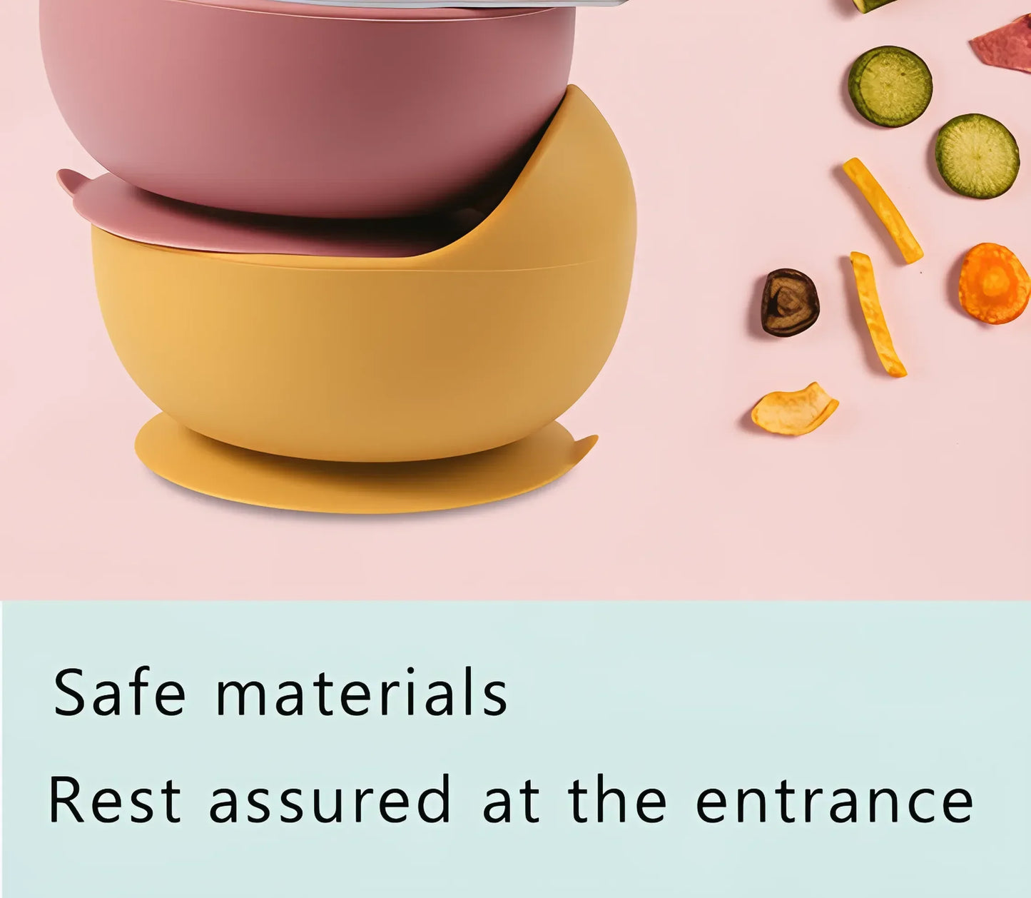 Children Silicone Suction Cup Bowl Feeding Tableware Infant Non-slip Training Learning to Eat Bowl Baby Complementary Bowl