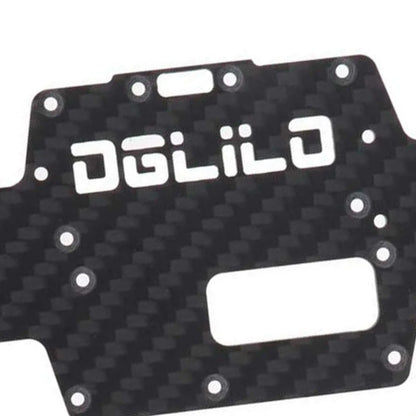 L81A 2025-2 Set For Wltoys 1:28 RC Car Spare Parts: 1 Set Shock Absorber & 1 Set Carbon Fiber Chassis Car Bottom Low Body Shell