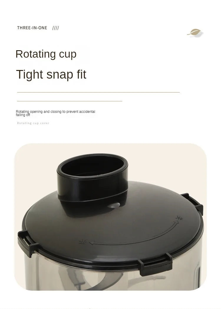 220V- 3L 6 in 1 Blender Stainless Steel Large Capacity Cut Vegetables and Shreds Icebreaker Salad Grinder Meat Grinder Juicer