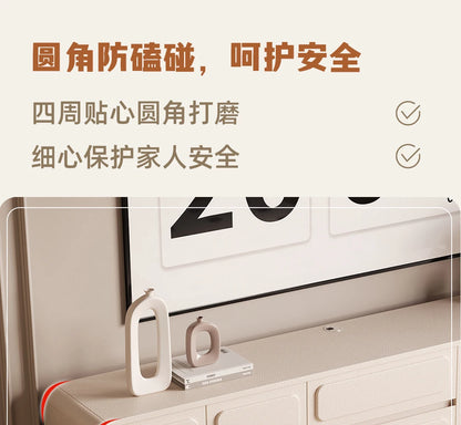 Trendy Floor Standing Living Room Decoration Cabinets Simple Modern Accent Cabinet Storage House Container Vitrina Furniture