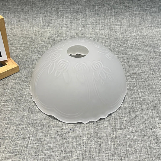 Rose-shaped Frosted Glass Lampshades can Replace Decorative Chandelier Wall Lamp Lampshades