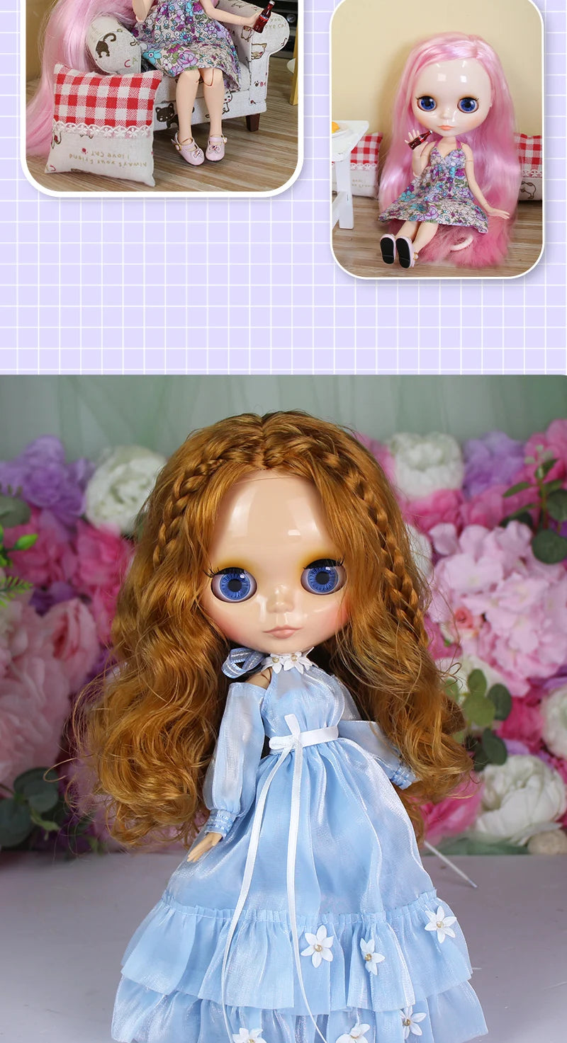 ICY DBS Blyth doll Joint Body 30CM BJD  Clothes Shoes Hand Set Fashion Dolls girl gift