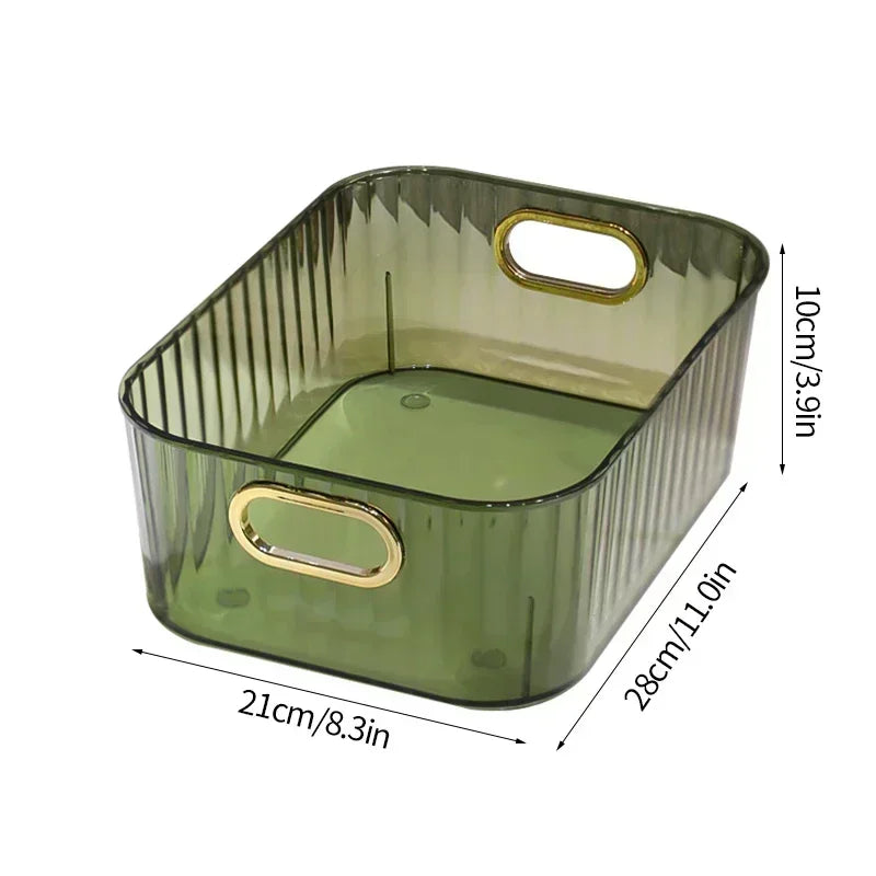 Acrylic Organizers Snacks Bathroom Organizer Rectangular Storage Makeup Clutter Bedroom Cosmetics Living Room Make Up Organizer