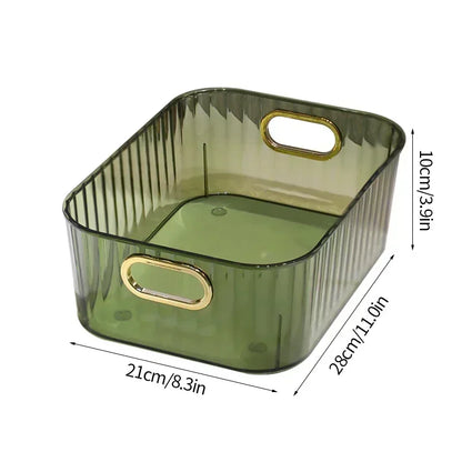 Acrylic Organizers Snacks Bathroom Organizer Rectangular Storage Makeup Clutter Bedroom Cosmetics Living Room Make Up Organizer