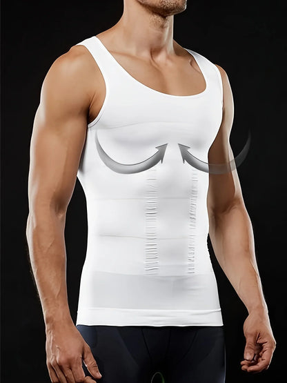 Men's shapewear Seamless body shapewear Stress Reduction Exercise belly tightening underwear Functional vests