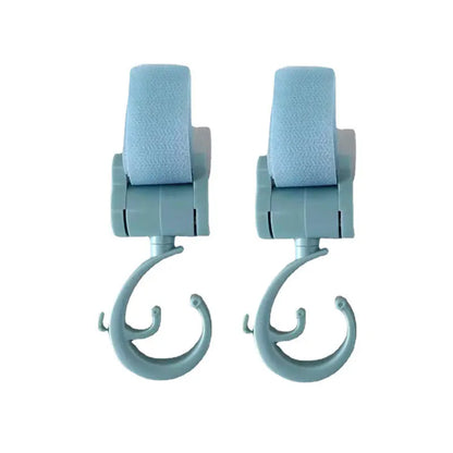1-2pcs Baby Hanger Baby Bag Stroller Hooks Pram Rotate 360 Degree Baby Car Accessories Stroller Organizer Stroller Accessories