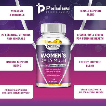 Women's Daily Multi Capsules - Daily Multivitamin To Support Energy and Immune Health