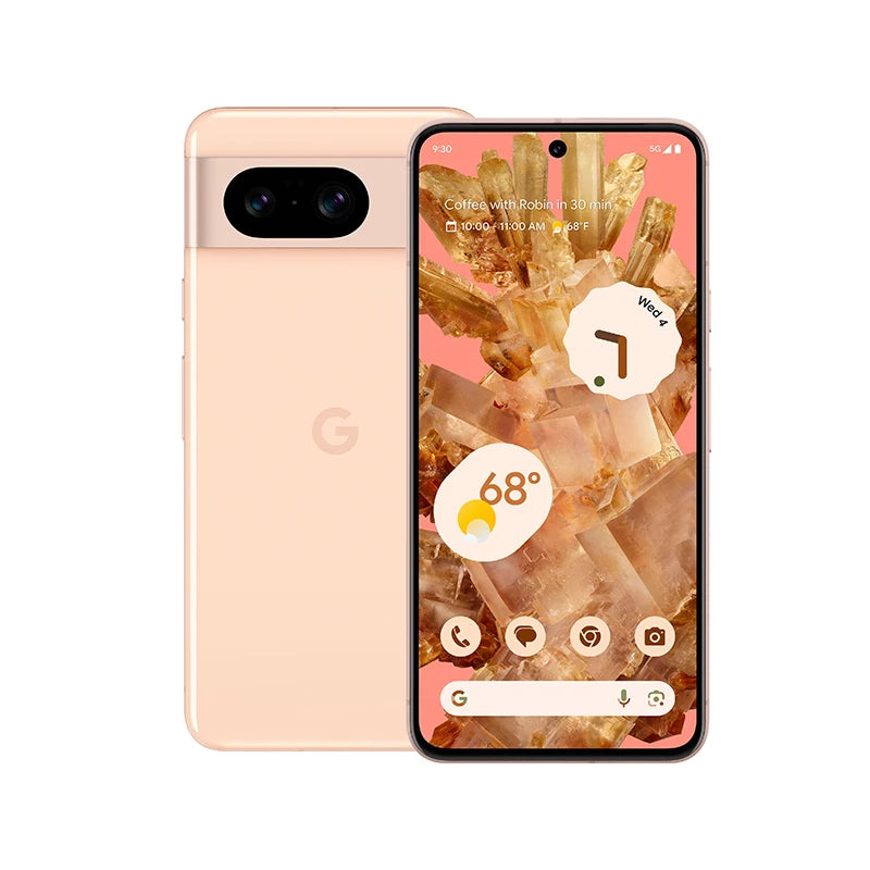 2023 Original Google Pixel 8 8GB RAM 128GB ROM 5G Google Tensor G3 IP68 water resistant 4575mAh Battery NFC Support Google Play