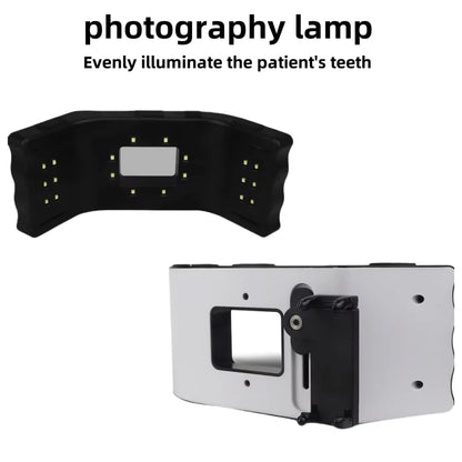 Dental Photography Kit with LED Light for Mobile Phone Oral Filling Photos Video Dentistry Camera Equipment Teeth Examination