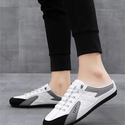 Half Slipper for Men Classic Summer Casual Shoes Men's Flat Shoe Slippers Concise Men Sneakers