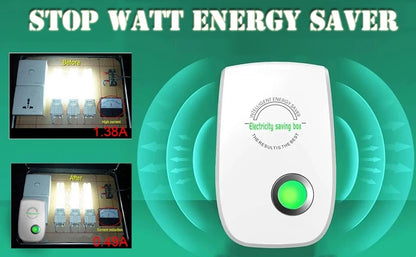 Electricity Saving Box US/EU Adapter Intelligent Power Factor Saving Device Smart Power Saver Cost Reducing Home Office