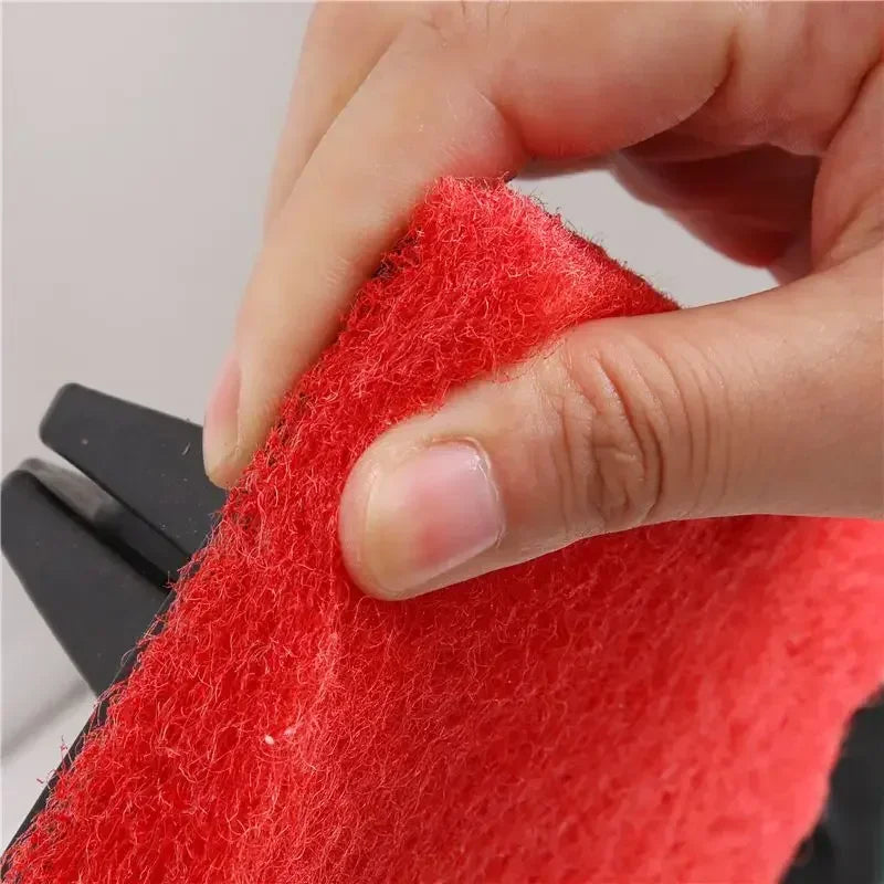 1PC Kitchen Sponge Holder Magic Eraser Scouring Pads with Handle Scouring Pad Cleaning Bathroom Handled Bath Scrubber
