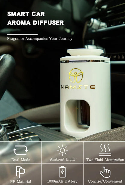 NAMSTE Car Aroma Diffuser Smart  Car Fragrance Spray Cars Odor Eliminator Air Fresheners car Aromatherapy Diffuser Essential Oil