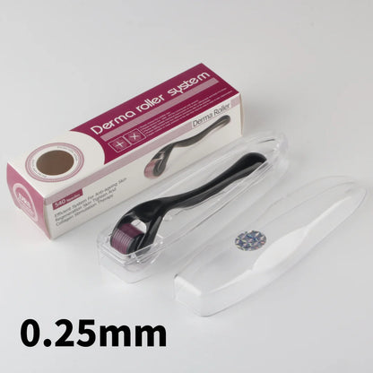 540 Derma Roller for Hair Beard Regrowth 0.2/0.25/0.3mm Titanium Needles Anti Acne Remove Wrinkles Skin Care Roller