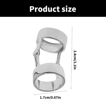 Adjustable Geometric Rings Alloy Materials for Trendy Look Accessory