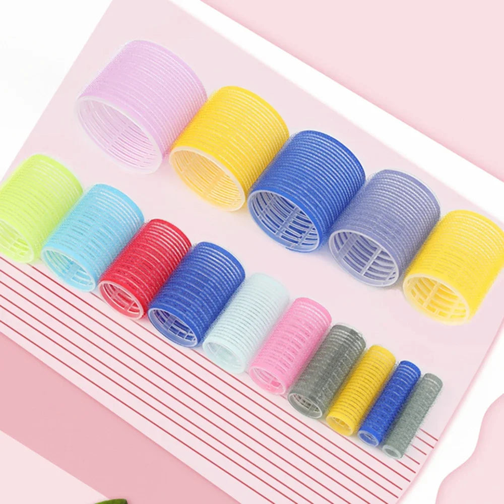 Hair Rollers Self Grip Hook Hair Curlers Heatless Hairs Roller Salon Hairs Dressing Curlers Jumbo Size Sticky Hair Styling Tools