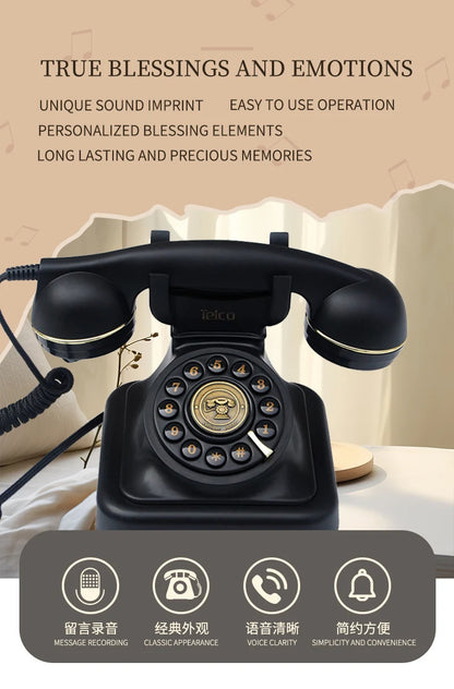 Audio message book phone wedding guest voice blessing message book banquet voice check-in message phone birthday party celebrati